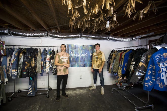 Kevin Masaro and Drew Howard, creators of local clothing company Always True, have forge relationships with popular Florida musicians via chance encounters at local venues. [LAUREN BACHO/STAFF PHOTOGRAPHER]