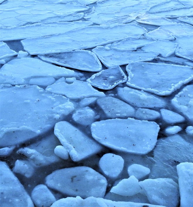 Sea ice insulates the ocean beneath it