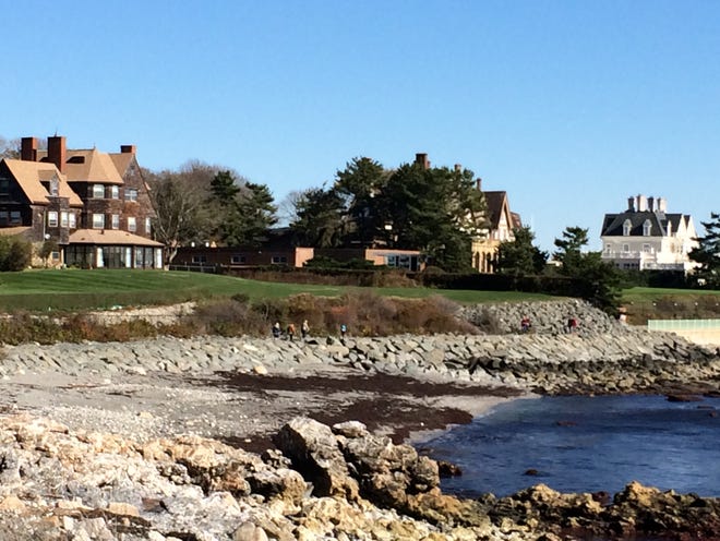 Part of the Cliff Walk in Newport. [COURTESY OF CATHERINE W. ZIPF]