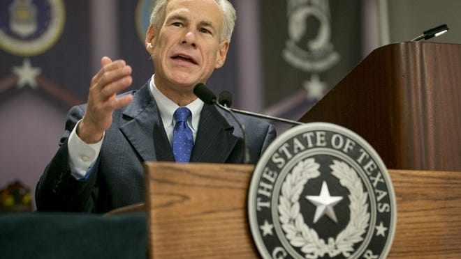 Gov. Greg Abbott, shown speaking to the Texas VFW Mid-Winter Conference last week in Austin, has asked the Texas Rangers to investigation abuse allegations at Karolyi Ranch in Huntsville. JAY JANNER / AMERICAN-STATESMAN