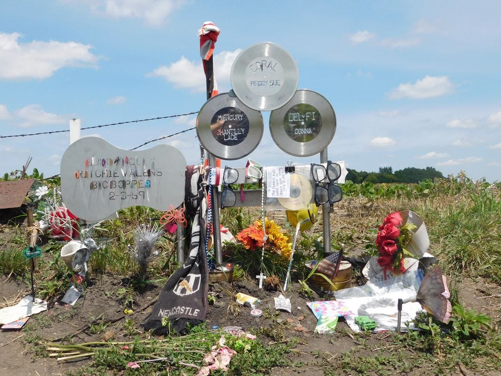 Buddy Holly Plane Crash Site