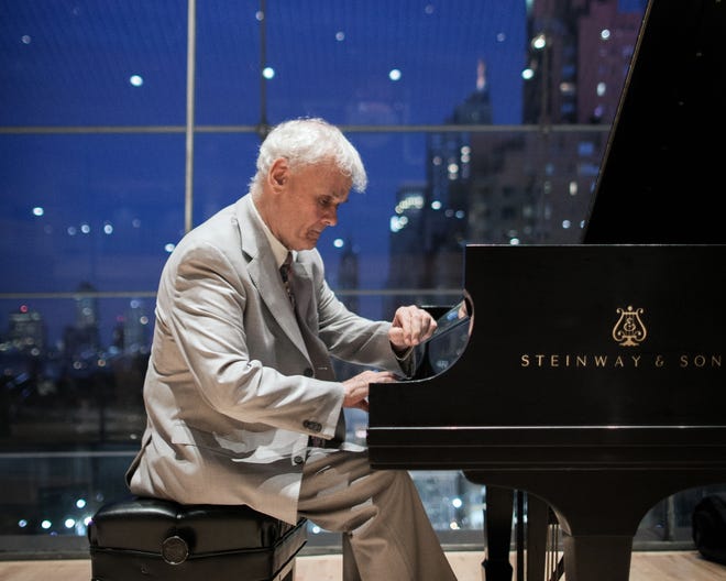 Terry Waldo is shown performing in a Jazz at the Lincoln Center show. [Photo by Elizabeth Leitzell/Jazz at Lincoln Center]