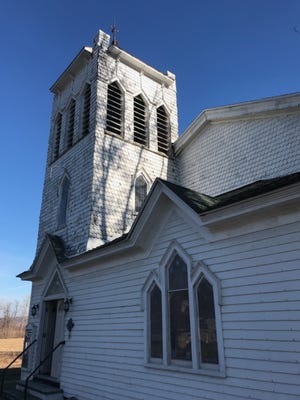 The Scottsburg United Methodist Church has withstood the test of time for 180 years. PHOTOS BY JASMINE WILLIS
