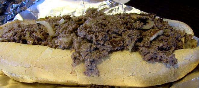 A large steak bomb from Mike's Roast Beef and Pizzeria in South Yarmouth was one that was recommended by Times Facebook readers.