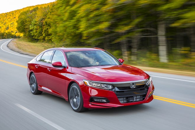The 2018 Honda Accord Sport 2.0T is lower, leaner, sharper, better equipped, quicker, more fuel efficient, more powerful, more spacious than the outgoing model and pretty much anything else in its class. [HONDA / TNS]