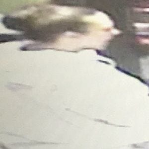 Abington Police are searching for this woman, who stole groceries from Trucchi's Supermarket in Abington on Jan. 3, 2018. Photo/Mass Most Wanted