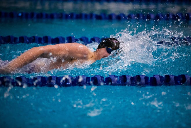 Chris Sommers had quite an 18th birthday Friday. The Warwick senior won the 100-yard freestyle at the Orange County Interscholastic Athletic Association Division II championships at Washingtonville High School. It was his first postseason individual title. [KELLY MARSH/For the Times Herald-Record]