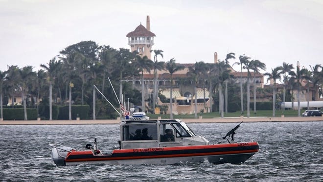 The United States Coast Guard patrols the Intracoastal Waterway. (Damon Higgins / The Palm Beach Post)