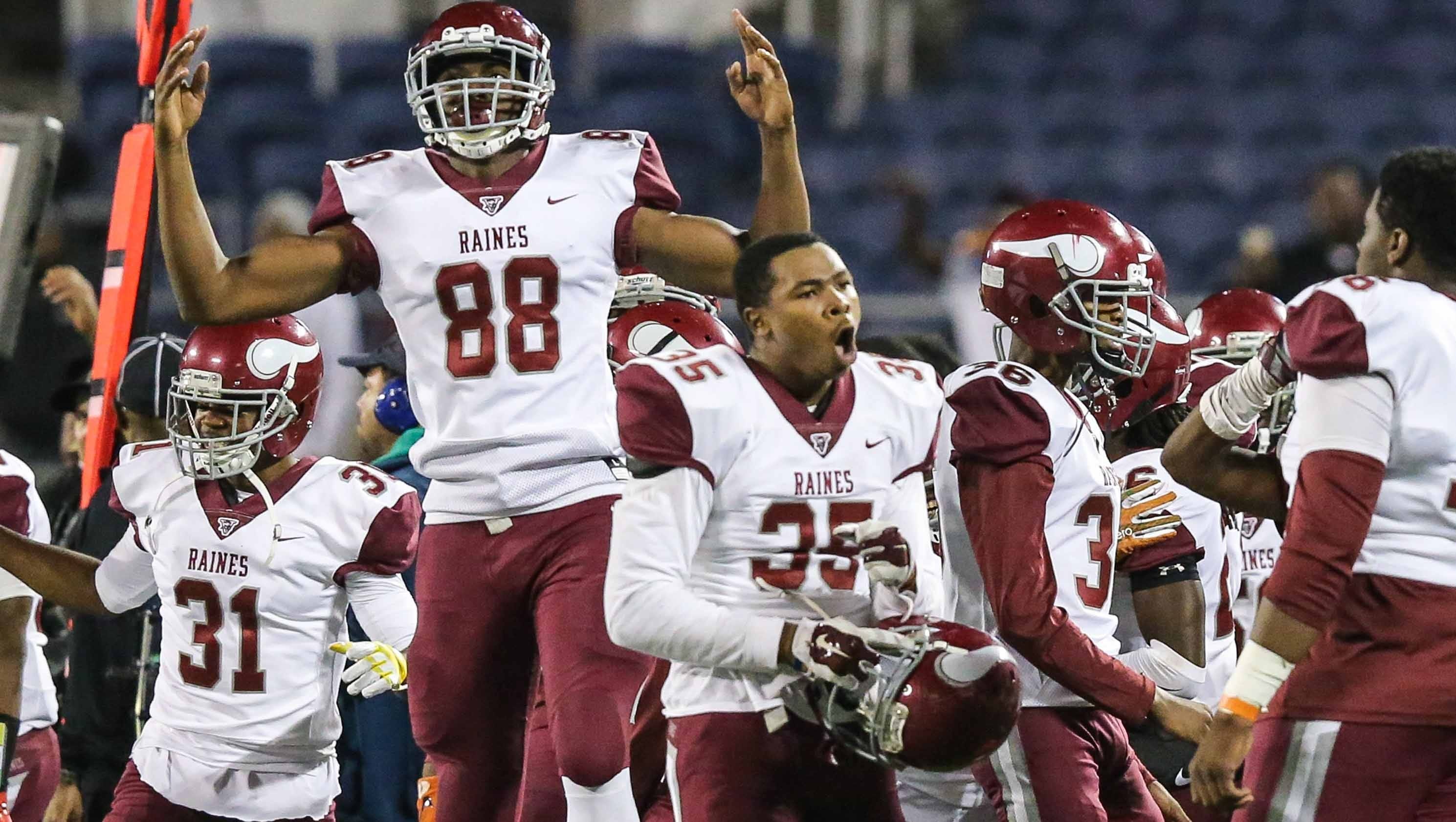 Raines' 2017 Class 4A state championship team honored by MaxPreps