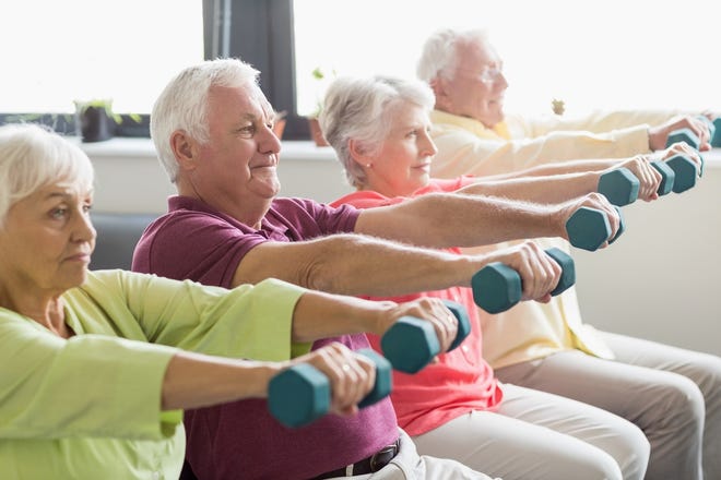 Physical activity is associated with prevention of disease and reduced mortality in older people. [IOSTOCK IMAGE]