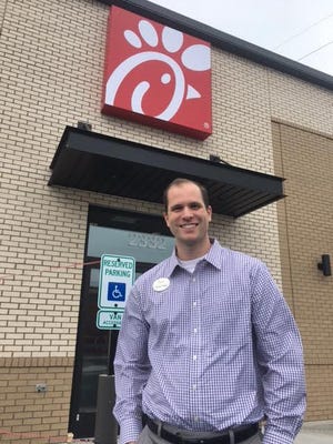 Holland's first Chick-fil-A will officially open on Thursday, Feb. 8, and will be owned by Shaun Page. Page has worked at a number of Chick-fil-A restaurants and left one in Iowa to come to Holland. [Contributed]
