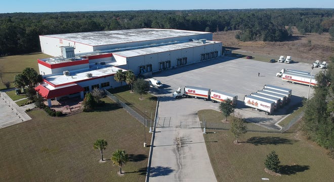 The former Gordon Food building, located at 910 NW 49th Terrace, in a commerce park near the Ocala International Airport, will be the site of new McLane Company food distribution center. [Doug Engle/Ocala Star-Banner] 2017