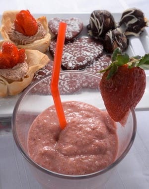 A heart-healthy smoothie and Valentine’s Day sweets can be prepared for the big day. [Greg Wohlford/Erie Times-News]