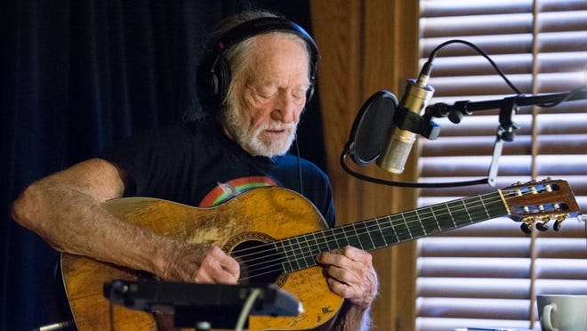 Austin, TX - Willie Nelson tapes a piece in the Pedernales Recording Studio for the US premiere of the Irish music series Other Voices on October 3, 2016. Suzanne Cordeiro for American-Statesman