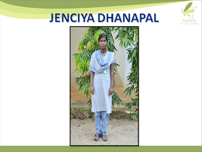 Jenciya Dhanapal is the most recent graduate of the program. [SPECIAL TO THE LOG]