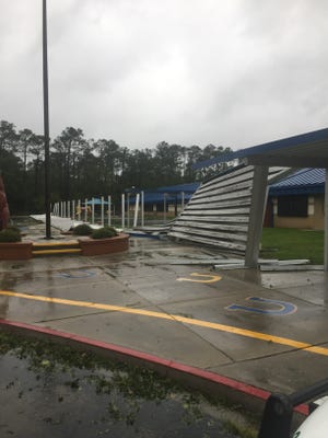 Mill Creek Elementary School sustained damage to its roof and other infrastructure during Hurricane Irma. The St. Johns County School District estimates it incurred approximately $3.5 million in damages and other costs associated with Hurricanes Matthew and Irma. School officials are in the process of filing with FEMA's public assistance grant funding program for at least partial reimbursement. [CONTRIBUTED]