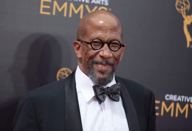 FILE - In this Sept. 10, 2016 file photo, Reg E. Cathey arrives at night one of the Creative Arts Emmy Awards at the Microsoft Theater in Los Angeles. (Photo by Richard Shotwell/Invision/AP, File)