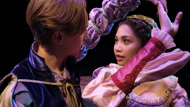Weston Smith as Romeo and Luxy Banner as Juliet star in the William Shakespeare classic about two doomed lovers, as part of St. Edward’s University’s 45th theater season. Contributed by Bret Brookshire