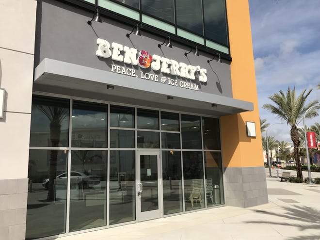This Ben & Jerry's ice cream shop, seen on Monday, Feb. 12, 2018, is set to open Wednesday at One Daytona, along Daytona Boulevard. The locally owned franchise store is the national chain's first location in the Volusia-Flagler area. [News-Journal/Clayton Park]