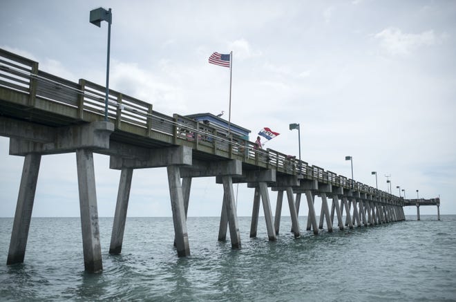 Complaints of disturbances on the Venice Municipal Fishing Pier prompted consideration of a user fee and new regulations. [HERALD-TRIBUNE ARCHIVE PHOTO / 2015]