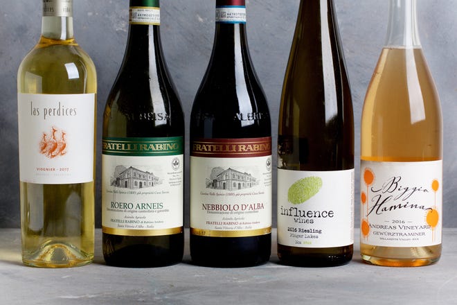 Meet an Italian winery that makes $20 stunners, plus a fascinating skin-fermented Gewürztraminer from Oregon, a tasty New York Riesling and a flowery Viognier from Argentina. [Photo by Deb Lindsey for The Washington Post]