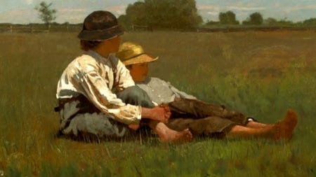 'Boys in a Pasture​' Winslow Homer, 1874

Museum of Fine Arts, Boston. [COURTESY PHOTO]