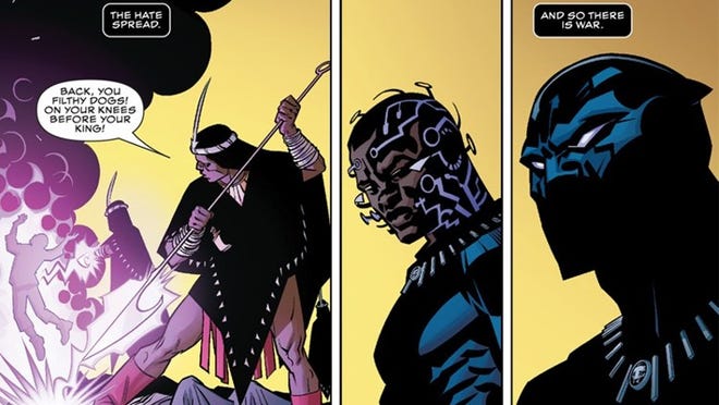 Coates and Stelfreeze on "Black Panther" (2016) (Marvel Comics)
