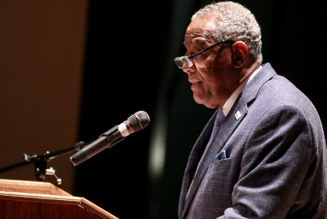 Fayetteville State University Chancellor James A. Anderson was a member of a panel on 'HBCUs Legacy & Leadership: A Black Issues Forum Special Presentation' that aired Monday night on University of North Carolina Television. [Raul F. Rubiera/The Fayetteville Observer]