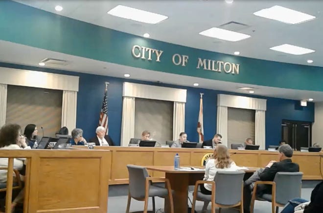 The Milton City Council votes Feb. 13 whether to replace Heather Lindsay as city attorney and fire the city manager, Brian Watkins. [AARON LITTLE | Press Gazette]