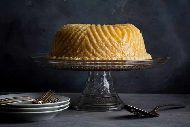Meyer Lemon Buttermilk Bundt Cake. [Photo by Deb Lindsey for The Washington Post]