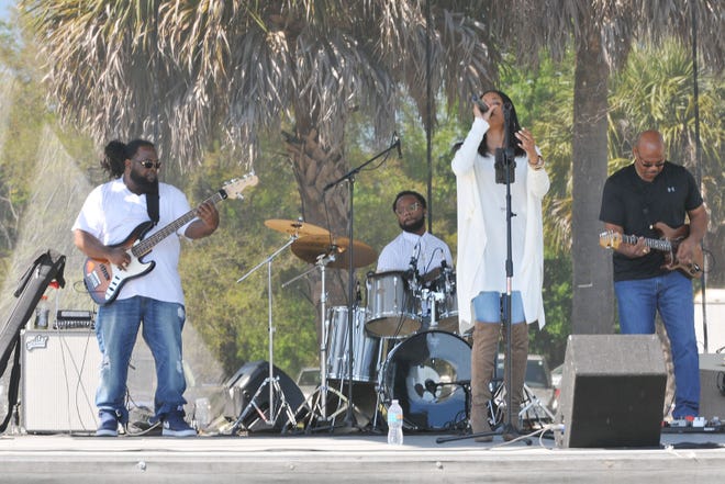 The band Hot Mess performs at last year's Leesburg Black Heritage Festival. The festival returns to Leesburg from noon to 4 p.m. Saturday at Avante Center, 2000 Edgewood Ave. in Leesburg. [TOM BENITEZ / CORRESPONDENT]