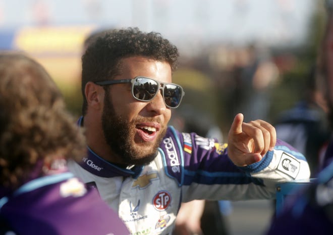 Darrell Wallace Jr. qualified 19th for Sunday's race at Atlanta Motor Speedway. The rookie has gained attention since his second-place finish last week at Daytona. [John Bazemore/The Associated Press]