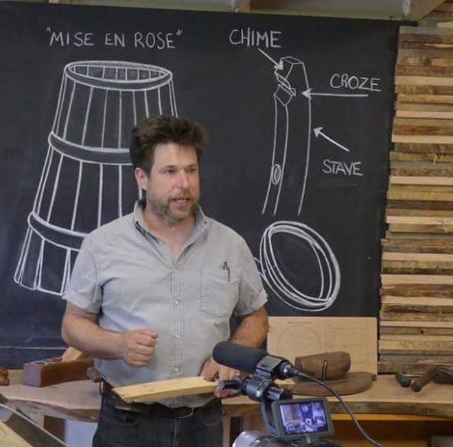 The Beacon Sloop Club's 2018 Winter Lecture Series will present "The Art of Barrel Making" with local cooper John Cox on March 8. [Photo provided]