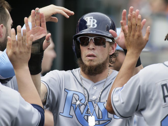 After a self-enforced hiatus, former Tampa Bay Rays' Colby Rasmus, pictured above, is ready to play baseball again — this time with the Baltimore Orioles. [File photo / The Associated Press]