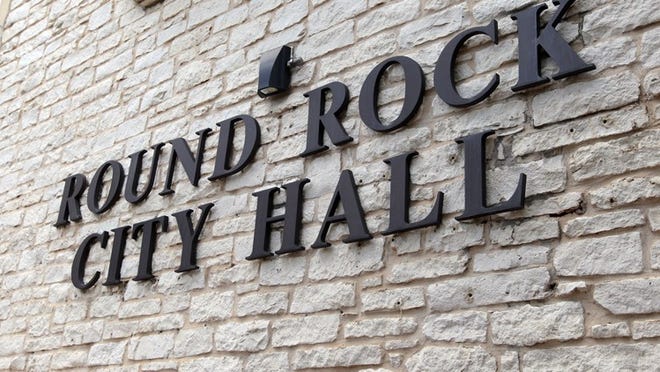 Round Rock City Hall is located in the downtown area on Main Street. Photo by Mike Parker