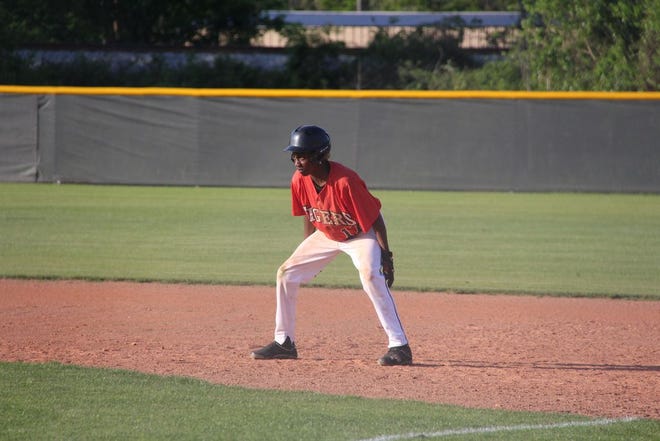 Clenard Mollere had an RBI in Donaldsonville's season opener against Avoyelles. Photo by Kyle Riviere.