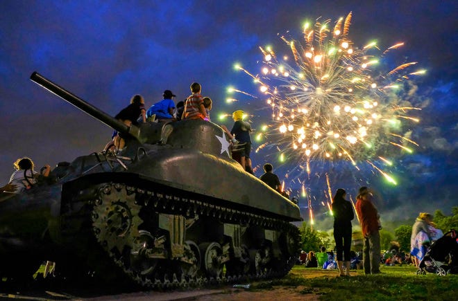 David Sokol's photo at Patton Park in Hamilton at the conclusion of the Community Block Party, Sunday, June 25, 2017, won first place for News Feature Photo from the New England Newspaper & Press Association. [Wicked Local Photo]