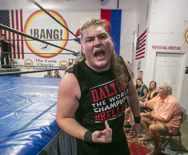 Dalton Drellich will wrestle on March 8 for a Feed The Need charity match. [Alan Youngblood / Ocala Star-Banner]