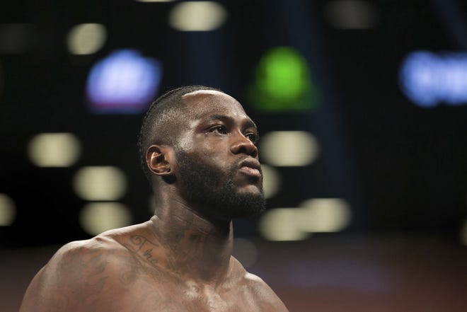 Deontay Wilder (39-0 with 38 knockouts) defends his WBC heavyweight title against Luis Ortiz (28-0 with 24 KOs) on Saturday night at the Barclays Center in Brooklyn. [The Associated Press]