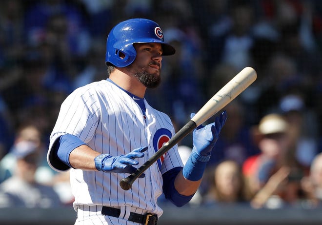Stung by a disappointing season, Kyle Schwarber stepped up his workouts over the winter, embraced a new diet and lost about 20 pounds. [AP File/Carlos Osorio]