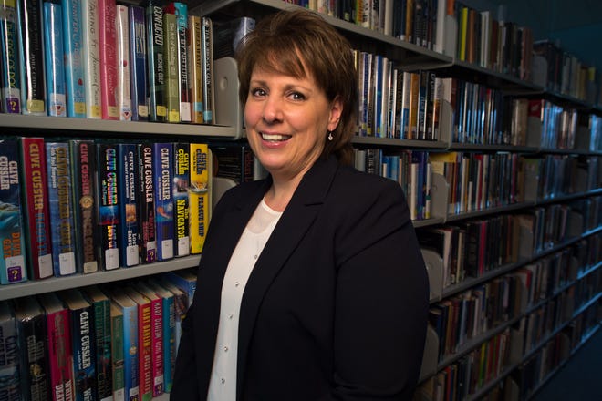 Fruitland Park Library Director Jo-Ann Glendinning, shown here at the library in 2014, says the new library will offer enough space for additional programs and events. [DAILY COMMERCIAL FILE]