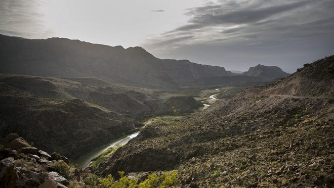 The Rio Grande in West Texas. To the left is Mexico and the right the United States. DEBORAH CANNON / AMERICAN-STATESMAN