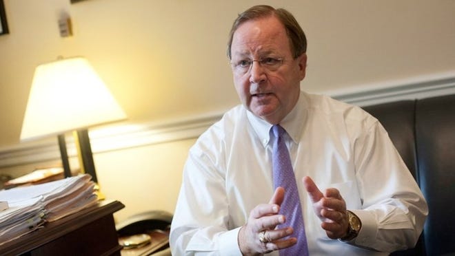 U.S. Rep. Bill Flores, R-Bryan, in his House office in Washington, D.C. PHOTO BY CHRIS MADDALONI