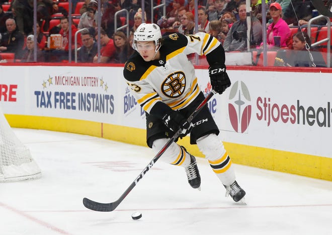 Charlie McAvoy will be out for at least a month with a sprained left MCL.