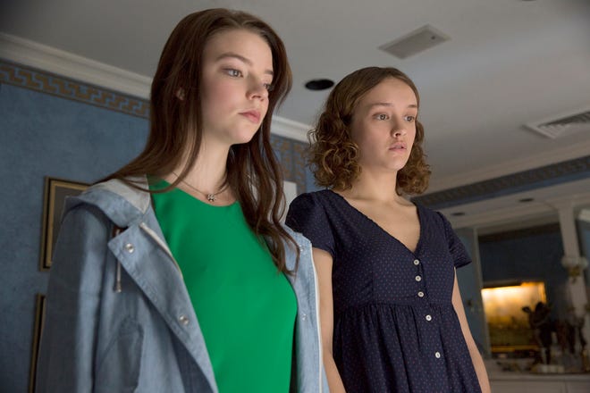 Anya Taylor-Joy, left, is Lily and Olivia Cooke plays Amanda in “Thoroughbreds.” [Focus Features]