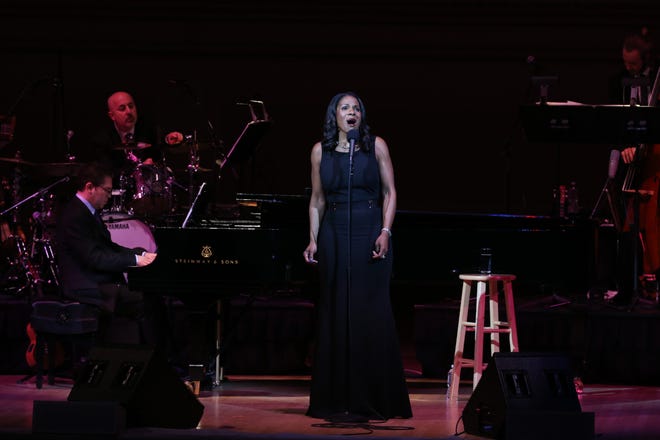Tony Award-winner Audra McDonald, performing at Carnegie Hall in 2015, returns to Sarasota March 14 for her third concert at the Van Wezel Performing Arts Hall. [The New York Times / Michelle V. Agins]