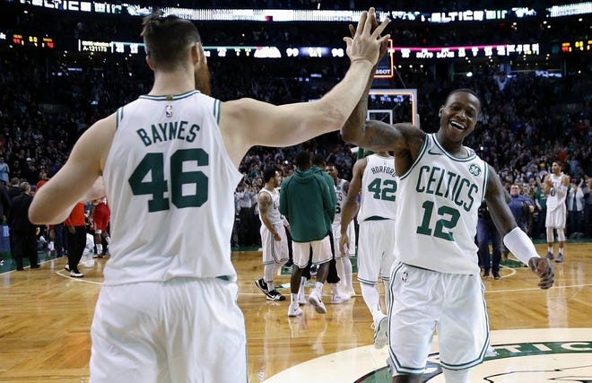 With so many players out with injuries and illness, the Celtics will be depending on Aron Baynes and Terry Rozier when they face the Washington Wizards at TD Garden on Wednesday night.