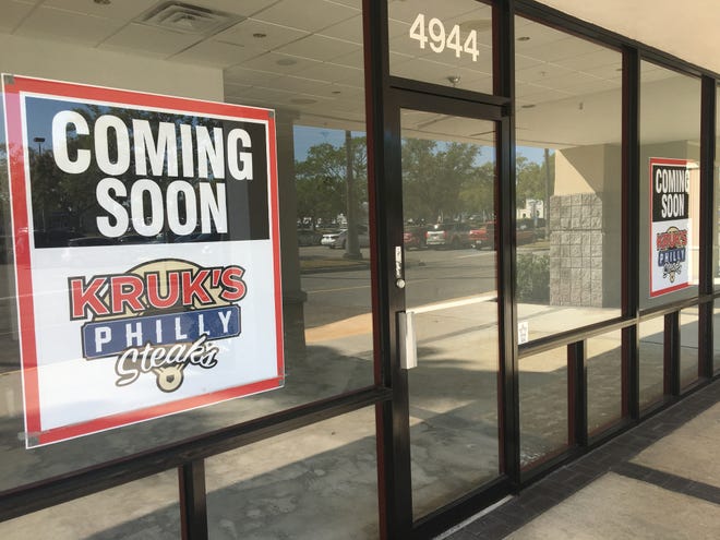 Kruk's Philly Steaks is slated to open in The Landings Shopping Center and The Market at University Town Center. Herald-Tribune Staff Photo/Maggie Menderski