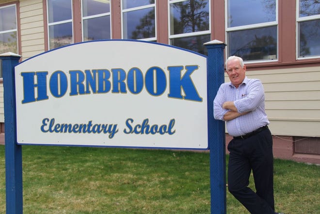 Hornbrook Elementary School fifth and sixth grade teacher Dan McGuigan.