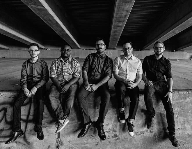 Wilmington jazz/rock/hip-hop act The Coastal Collective, led by vocalist Jared Sales (center), plays an EP release show March 23 at Bourgie Nights. [CONTRIBUTED PHOTO]